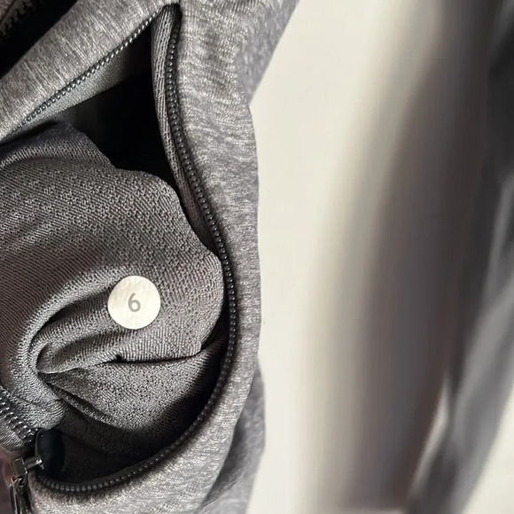 Lululemon Heather Gray Bhakti Double Zipper Yoga Jacket - Picture 12 of 12